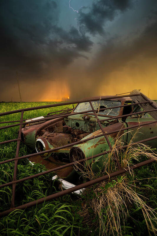 Severe Warned Thunderstorm Poster featuring the photograph Lost The Will by Aaron J Groen