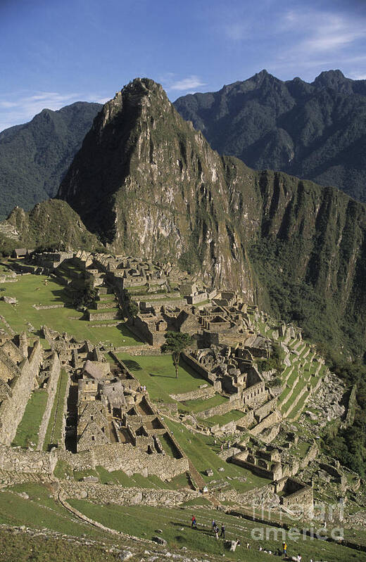 Machu Picchu Poster featuring the photograph Machu Picchu Peru by James Brunker