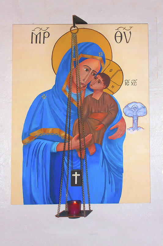 Church Poster featuring the photograph Madonna and Child by Jerry Griffin