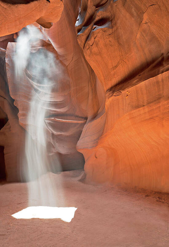 Antelope Canyon Poster featuring the photograph March 2018 Ghost by Alain Zarinelli