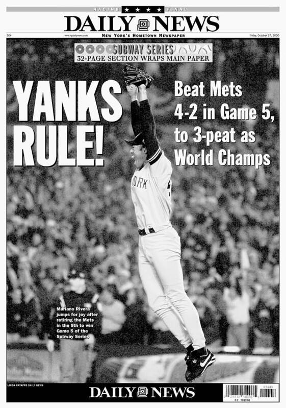 American League Baseball Poster featuring the photograph Mariano Rivera by New York Daily News Archive