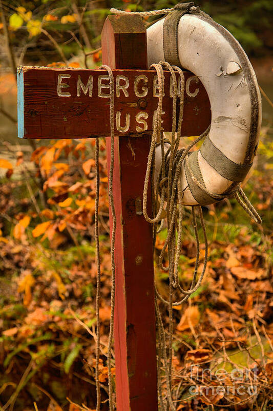 Life Saver Poster featuring the photograph McConnells Mill Life Saver by Adam Jewell