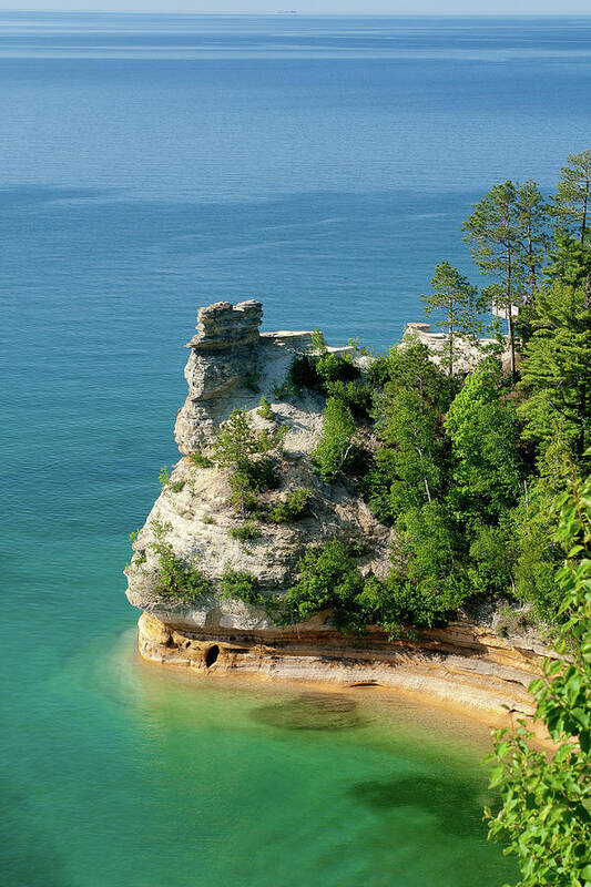 Miners Castle Poster featuring the photograph Miners Castle - Pictured Rocks by Rich S