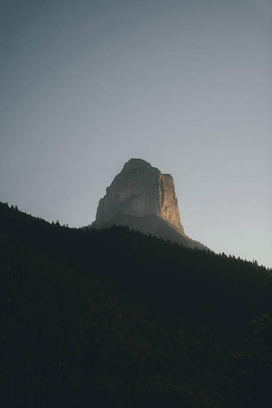 Mont Aiguille Poster featuring the photograph Mont Aiguille in Morning Light by Constantin Seuss