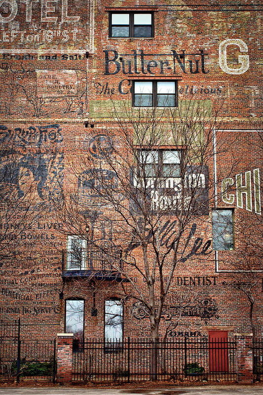 Omaha Poster featuring the photograph Old Market - Omaha - Metz Building - #1 by Nikolyn McDonald
