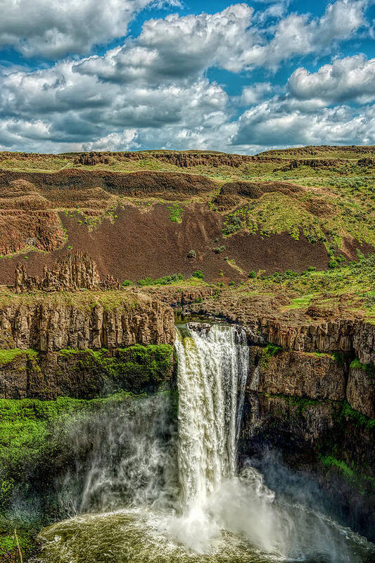 Water Falls Poster featuring the photograph Palouse Falls by Pamela Dunn-Parrish