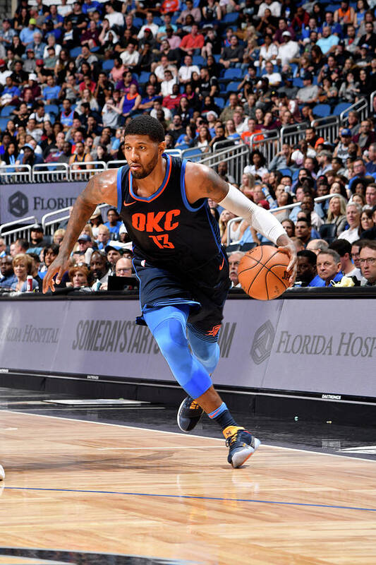 Paul George Poster featuring the photograph Paul George by Fernando Medina