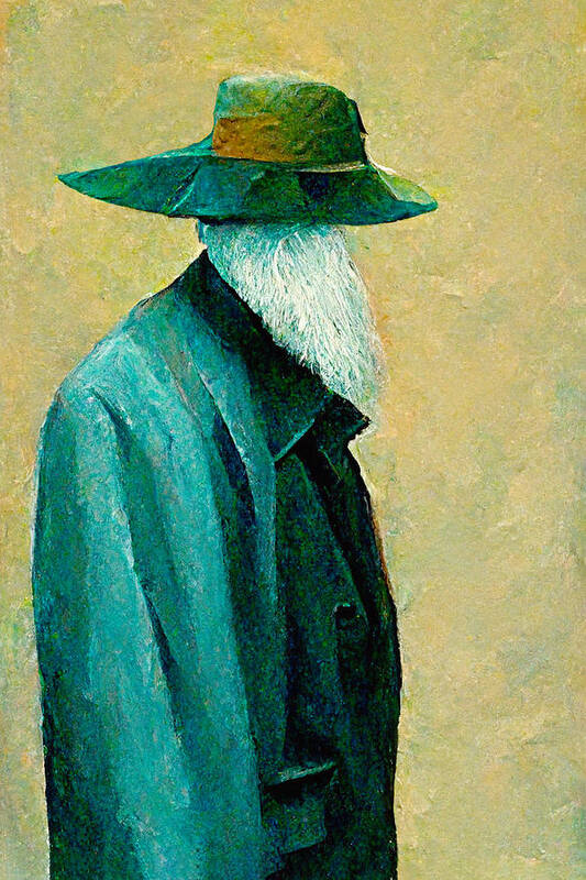 Rene Magritte Poster featuring the digital art Rene Magritte #2 by Craig Boehman