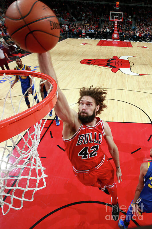 Robin Lopez Poster featuring the photograph Robin Lopez by Jeff Haynes