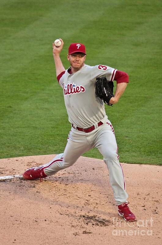 People Poster featuring the photograph Roy Halladay by Ronald C. Modra