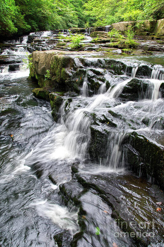 Savage Falls Poster featuring the photograph Savage Falls 15 by Phil Perkins