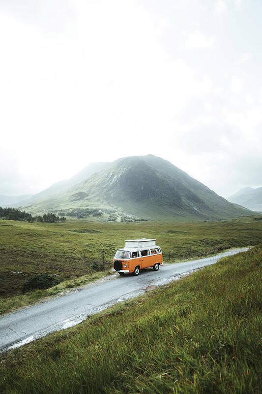 Scotland Poster featuring the photograph Scottish Van Life by Constantin Seuss