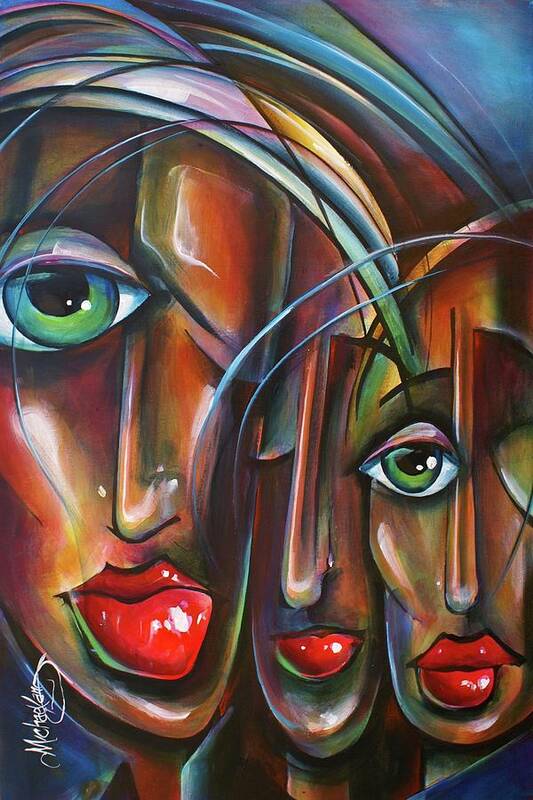 Urban Expressions Poster featuring the painting Shade by Michael Lang