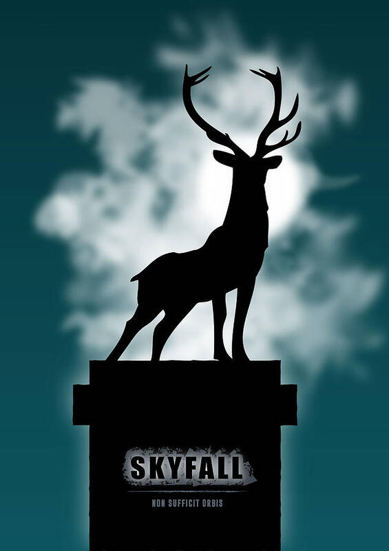 Skyfall Poster featuring the digital art Skyfall - Alternative Movie Poster by Movie Poster Boy