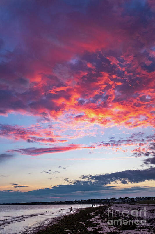 Sky Poster featuring the photograph Sky's Ablaze by Jim Gillen