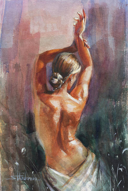 Dancer Poster featuring the painting Smooth Moves by Steve Henderson