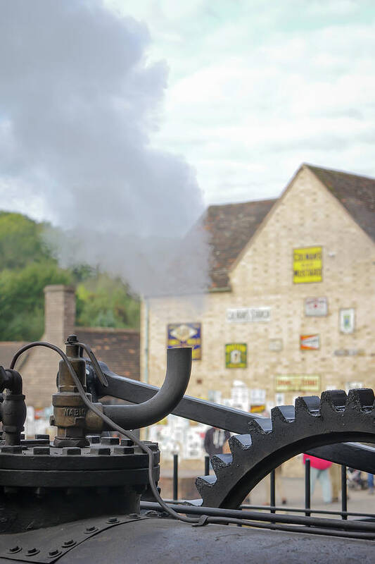 Steam Poster featuring the photograph Steam pipe by Average Images