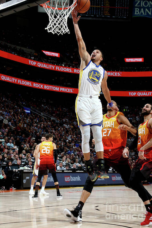 Stephen Curry Poster featuring the photograph Stephen Curry by Melissa Majchrzak