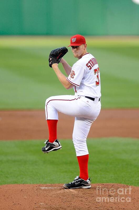 Stephen Strasburg Poster featuring the photograph Stephen Strasburg by G Fiume