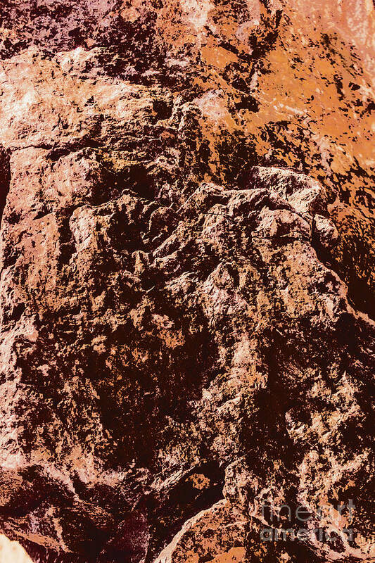 Rock Poster featuring the photograph Stone and rough by Jorgo Photography