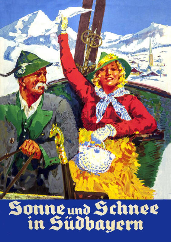 Winter Poster featuring the digital art Sun and Snow at Bavaria by Long Shot