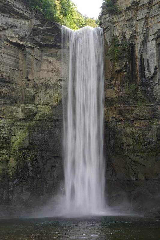 Waterfall Poster featuring the photograph Taughannock Falls II by Patricia Caron