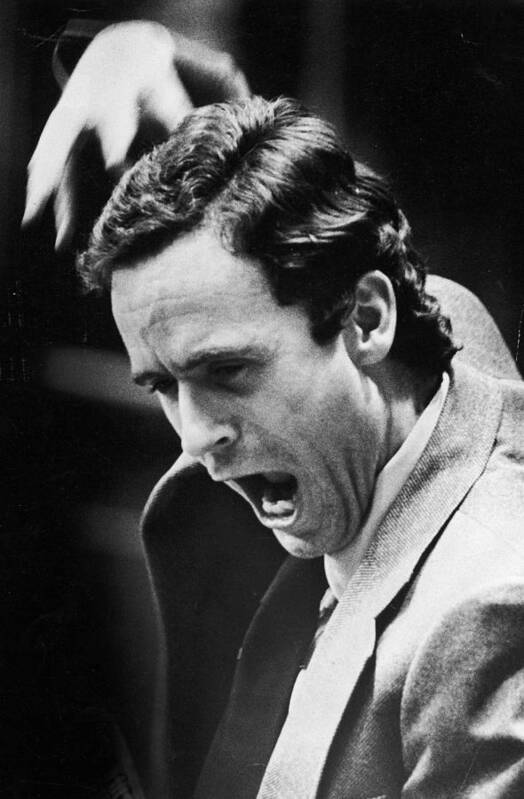 Photograph Poster featuring the photograph Ted Bundy Famous Pose by K True-Crime
