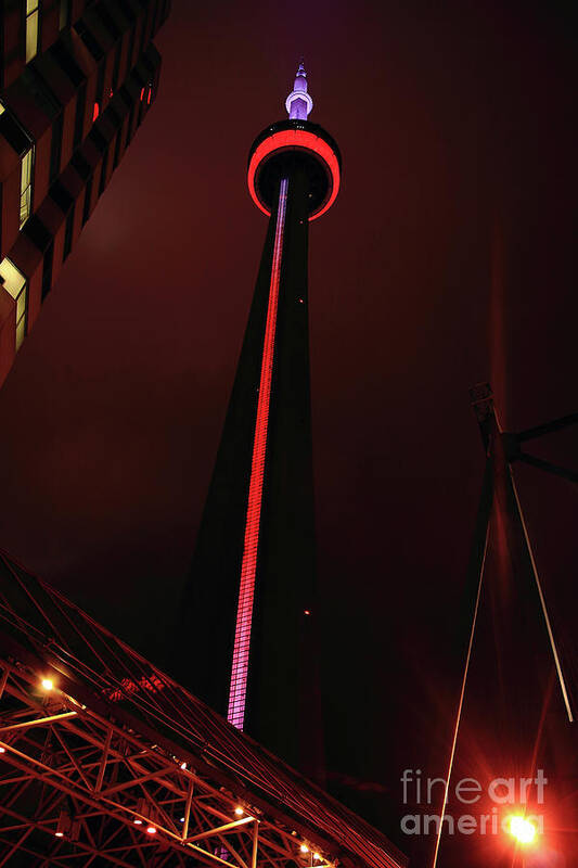 Cn Tower Poster featuring the photograph The CN Tower by Frederic Bourrigaud