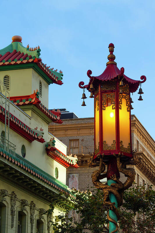 Lantern Poster featuring the photograph The Light of Chinatown by Bonnie Follett