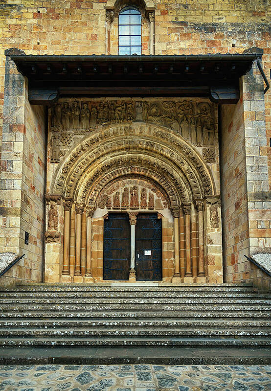 Door Poster featuring the photograph The Portal in the Leyre Monastery by Micah Offman