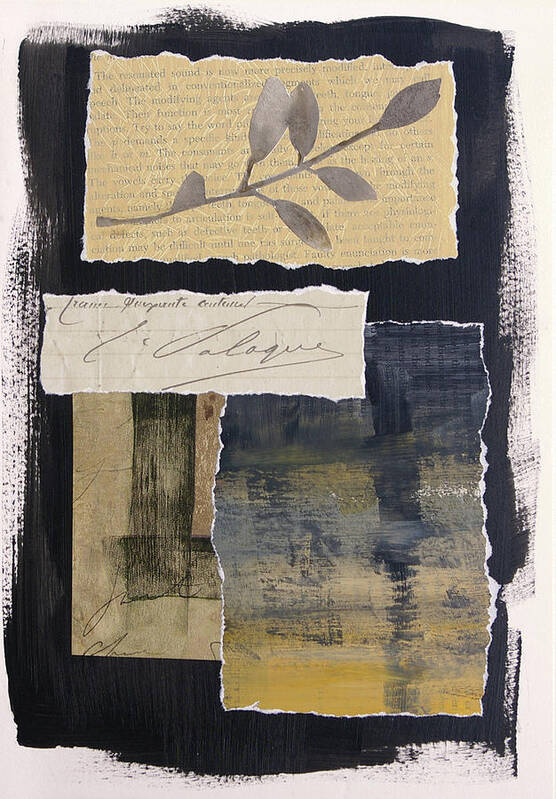 Mixed-media Poster featuring the mixed media The Signature by MaryJo Clark