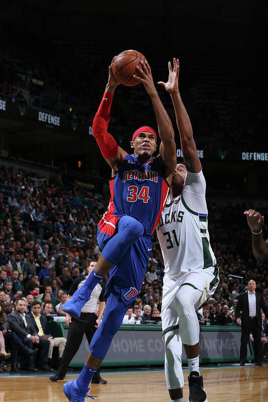 Tobias Harris Poster featuring the photograph Tobias Harris by Gary Dineen