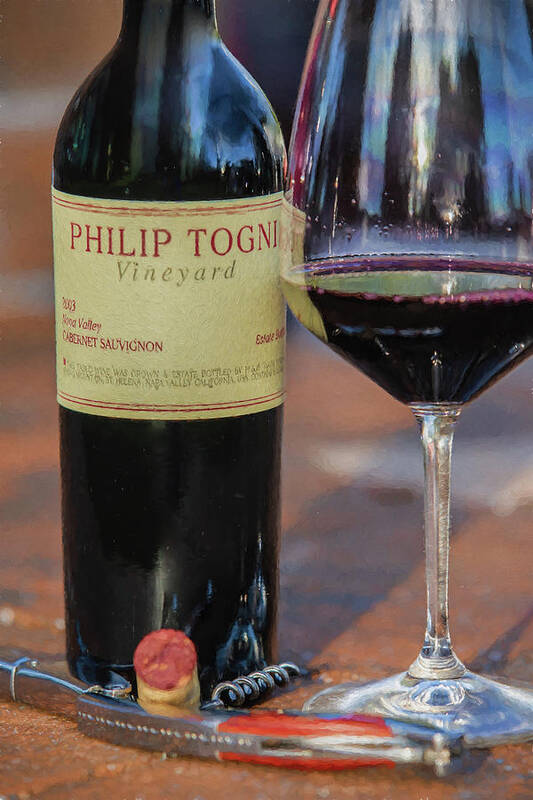 Cabernet Sauvignon Poster featuring the photograph Togni Wine 13 by David Letts