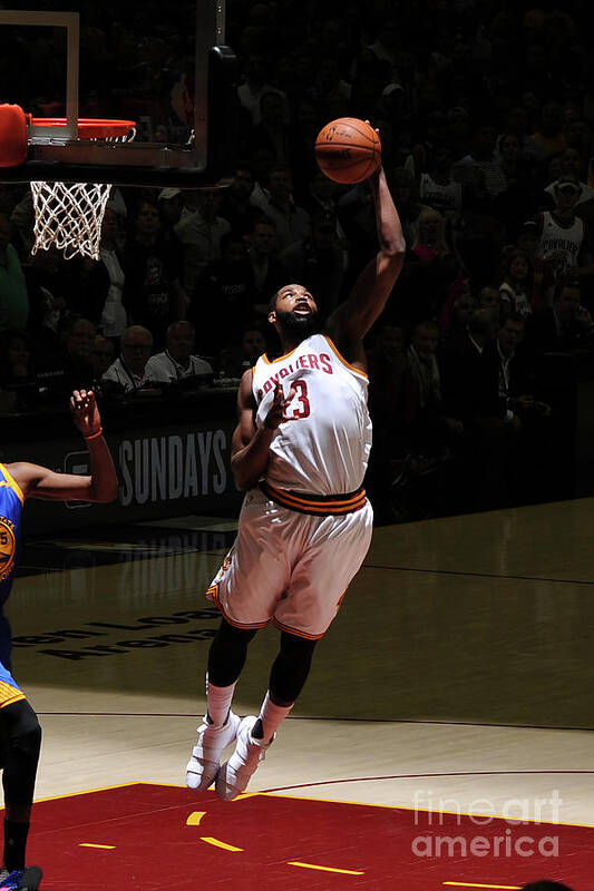 Tristan Thompson Poster featuring the photograph Tristan Thompson by Garrett Ellwood