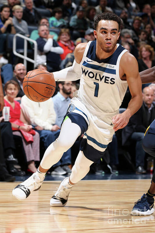 Tyus Jones Poster featuring the photograph Tyus Jones by David Sherman