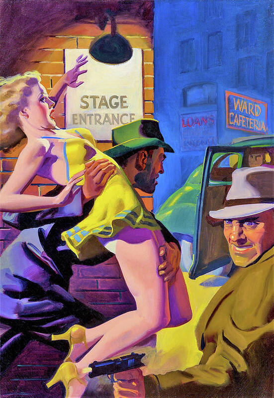 Undercover Man Poster featuring the painting Undercover Man - Digital Remastered Edition by Hugh Joseph Ward