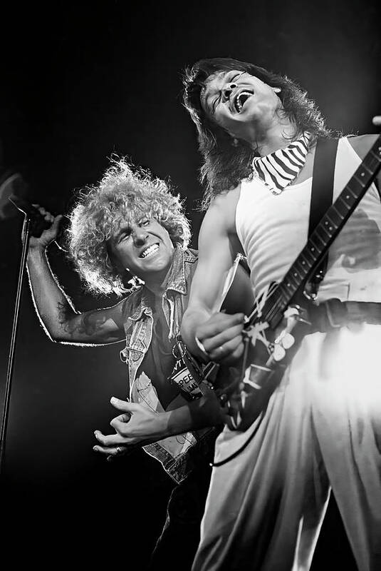 Sammy Hagar Poster featuring the photograph Van Halen '86 #4AI by Chris Deutsch