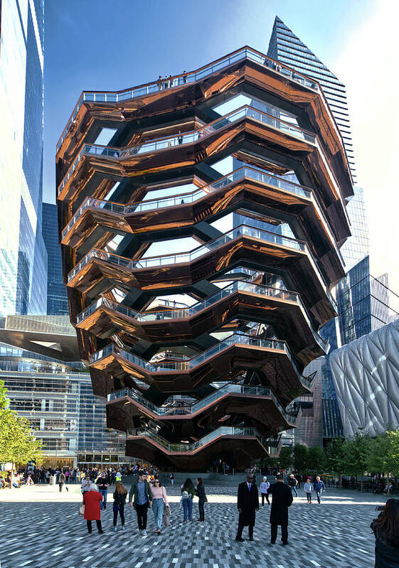 Hudson Yards Poster featuring the photograph Vessel by S Paul Sahm