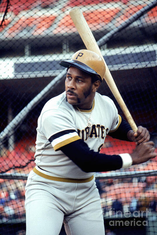 Baseball Cage Poster featuring the photograph Willie Stargell by Michael Zagaris