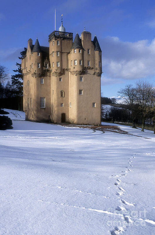 Craigievar Castle Poster featuring the photograph Winter at Craigievar Castle - Aberdeenshire - Scotland by Phil Banks