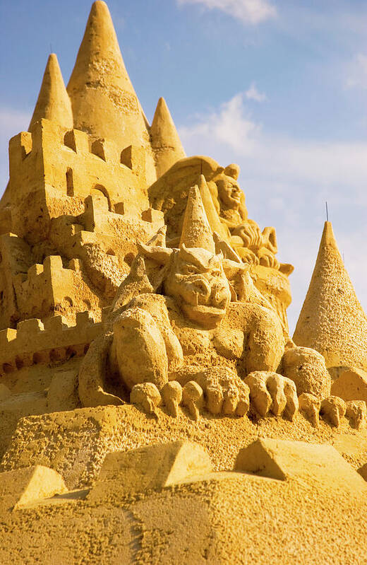 Worlds Largest Sand Castle Poster featuring the photograph Worlds Largest Sand Castle by Bob Pardue