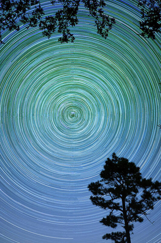 Night Photography Poster featuring the photograph You Spin Me Round by KC Hulsman