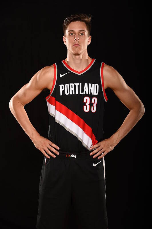 Zach Collins Poster featuring the photograph Zach Collins by Brian Babineau
