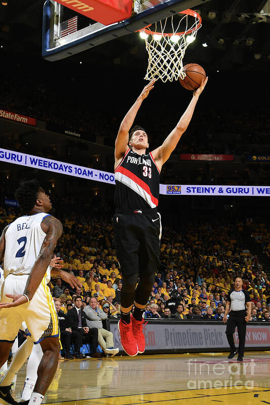 Zach Collins Poster featuring the photograph Zach Collins by Noah Graham