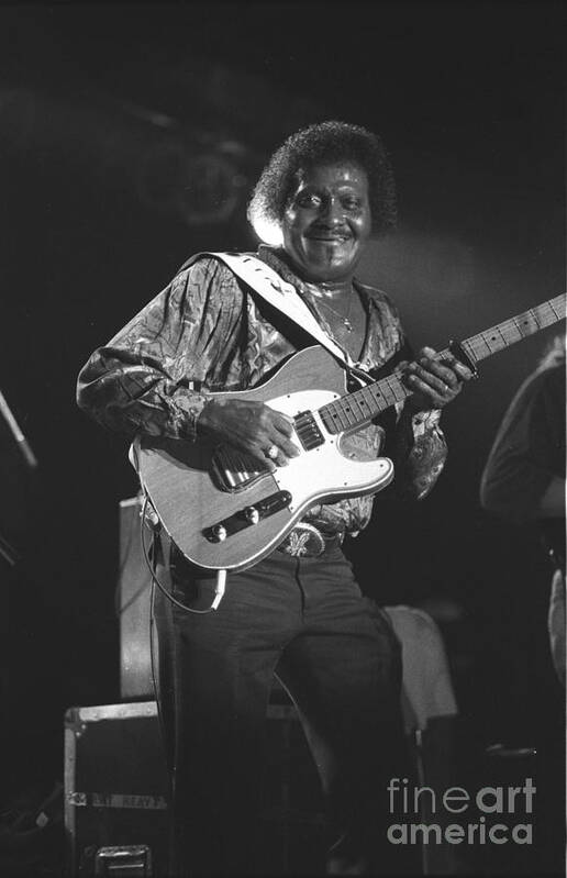 Blues Poster featuring the photograph Albert Collins #1 by Concert Photos