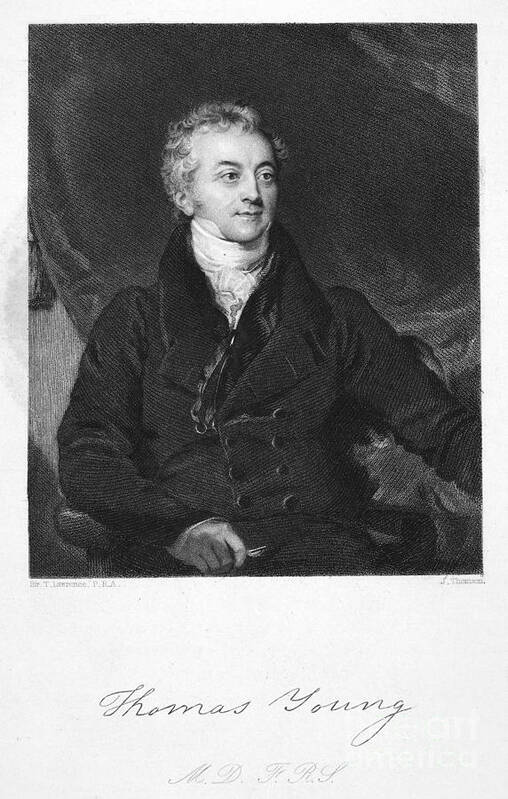 19th Century Poster featuring the photograph Thomas Young (1773-1829) #1 by Granger