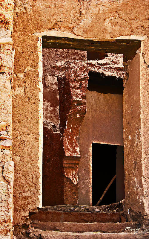 Ruins Poster featuring the photograph Abandoned -- Kasbah in Morocco by Christopher Byrd