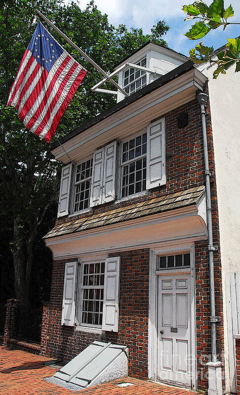 Philadelphia Poster featuring the photograph Betsy Ross House by Cindy Manero