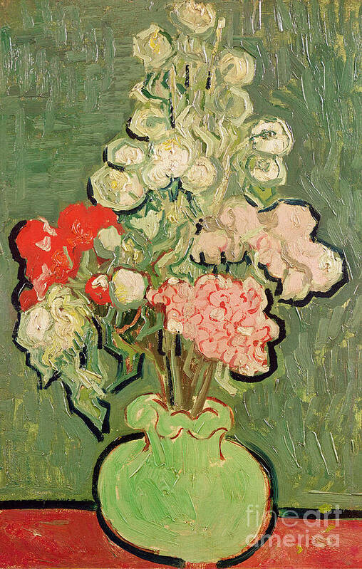1890 Poster featuring the painting Bouquet of Flowers by Vincent van Gogh
