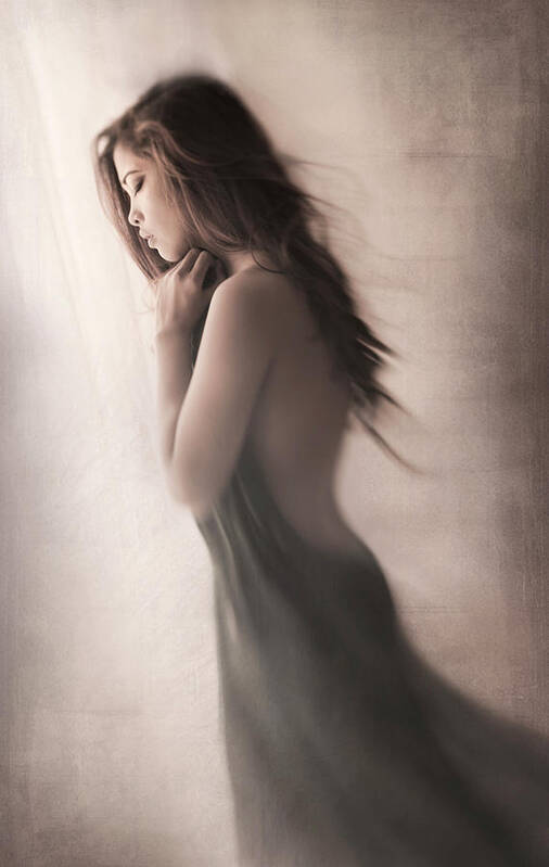 Fine Art Nude Poster featuring the photograph Devii (2) by Sebastian Kisworo